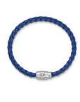 Mont Blanc Jewellery - Bracelet Montblanc Steel Blue Woven Leather Bracelet