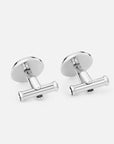 Mont Blanc Accessories - Jewellery Accessories Montblanc Steel Meisterstück Round Black Inlay Cufflinks