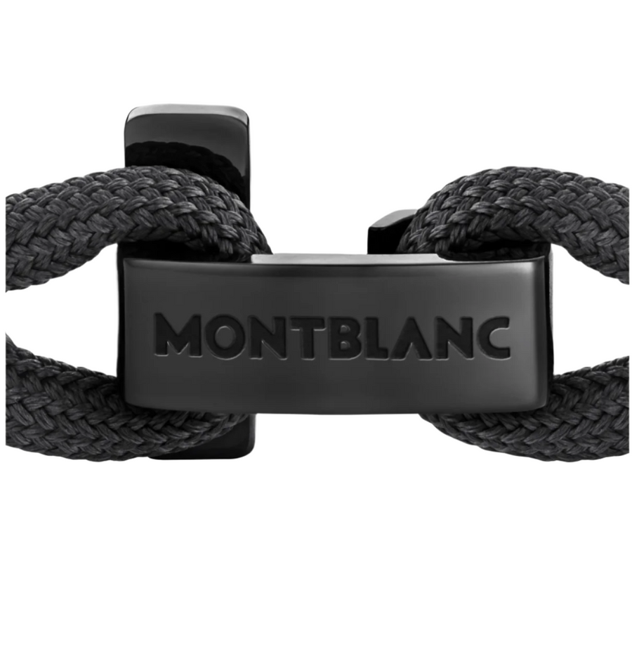 Mont Blanc Jewellery - Bracelet Montblanc Steel PVD Black Woven Nylon Bracelet