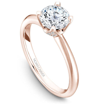 Touch of Gold Diamonds Jewellery - Engagement Ring Noam Carver 14K Rose Gold 1.17ct Round Diamond Engagement Ring