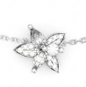 NC Rae Jewellery - Necklace Noam Carver 14K White Gold Rae Diamond Desert Flower Necklace