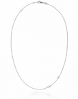 NC Rae Jewellery - Necklace Noam Carver 14K White Gold Rae Diamond Two Station Necklce