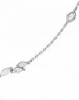 NC Rae Jewellery - Necklace Noam Carver 14K White Gold Rae Diamond Two Station Necklce