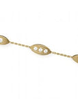 NC Rae Jewellery - Bracelet Noam Carver 14K Yellow Gold Rae 3 Station Bracelet