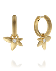 NC Rae Jewellery - Earrings Noam Carver 14K Yellow Gold Rae Desert Flower Drop Huggies