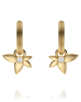 NC Rae Jewellery - Earrings Noam Carver 14K Yellow Gold Rae Desert Flower Drop Huggies