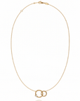 NC Rae Jewellery - Necklace Noam Carver 14K Yellow Gold Rae Diamond Linked Circles Necklace