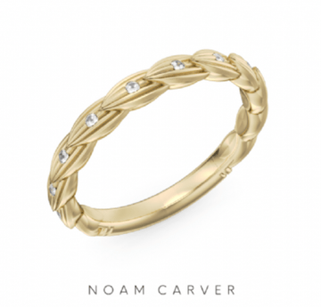 NC Rae Jewellery - Rings Noam Carver 14K Yellow Gold Rae Diamond Petals Band