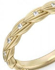 NC Rae Jewellery - Rings Noam Carver 14K Yellow Gold Rae Diamond Petals Band
