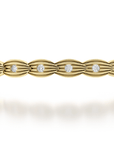 NC Rae Jewellery - Bracelet Noam Carver 14K Yellow Gold Rae Diamond Petals Line Bracelet