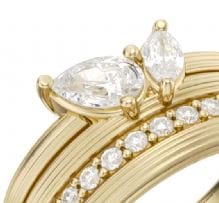 NC Rae Jewellery - Rings Noam Carver 14K Yellow Gold Rae Diamond Stack Style Ring