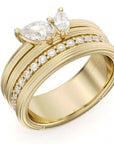 NC Rae Jewellery - Rings Noam Carver 14K Yellow Gold Rae Diamond Stack Style Ring