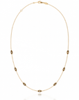 NC Rae Jewellery - Necklace Noam Carver 14K Yellow Gold Rae Diamond Station Necklace