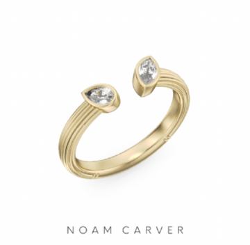 NC Rae Jewellery - Rings Noam Carver 14K Yellow Gold Rae Diamond Torque Ring
