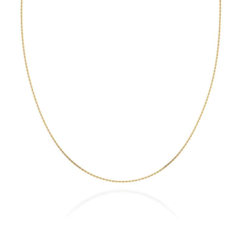 NC Rae Jewellery - Necklace Noam Carver 14K Yellow Gold Rae Fine Cable Link Chain