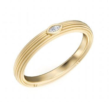 NC Rae Jewellery - Rings Noam Carver 14K Yellow Gold Rae Marquise Diamond Band
