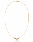 NC Rae Jewellery - Necklace Noam Carver 14K Yellow Gold Rae Six Diamond Petal Necklace