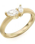 NC Rae Jewellery - Rings Noam Carver 14K Yellow Gold Rae Two Diamond Band