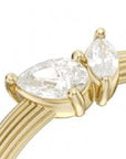 NC Rae Jewellery - Rings Noam Carver 14K Yellow Gold Rae Two Diamond Band