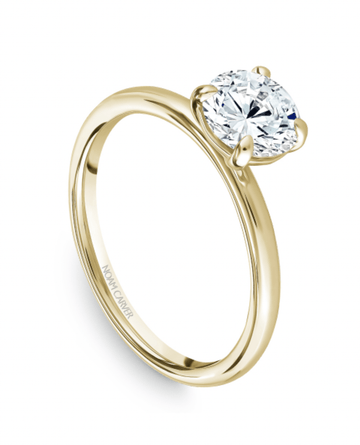 Crown Ring Jewellery - Rings Noam Carver Bridal 14K Yellow Gold Round 2.00ct Solitaire Engagement Ring