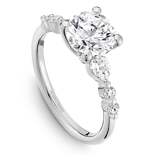 Crown Ring Platinum Noam Carver Classic Engagement Ring