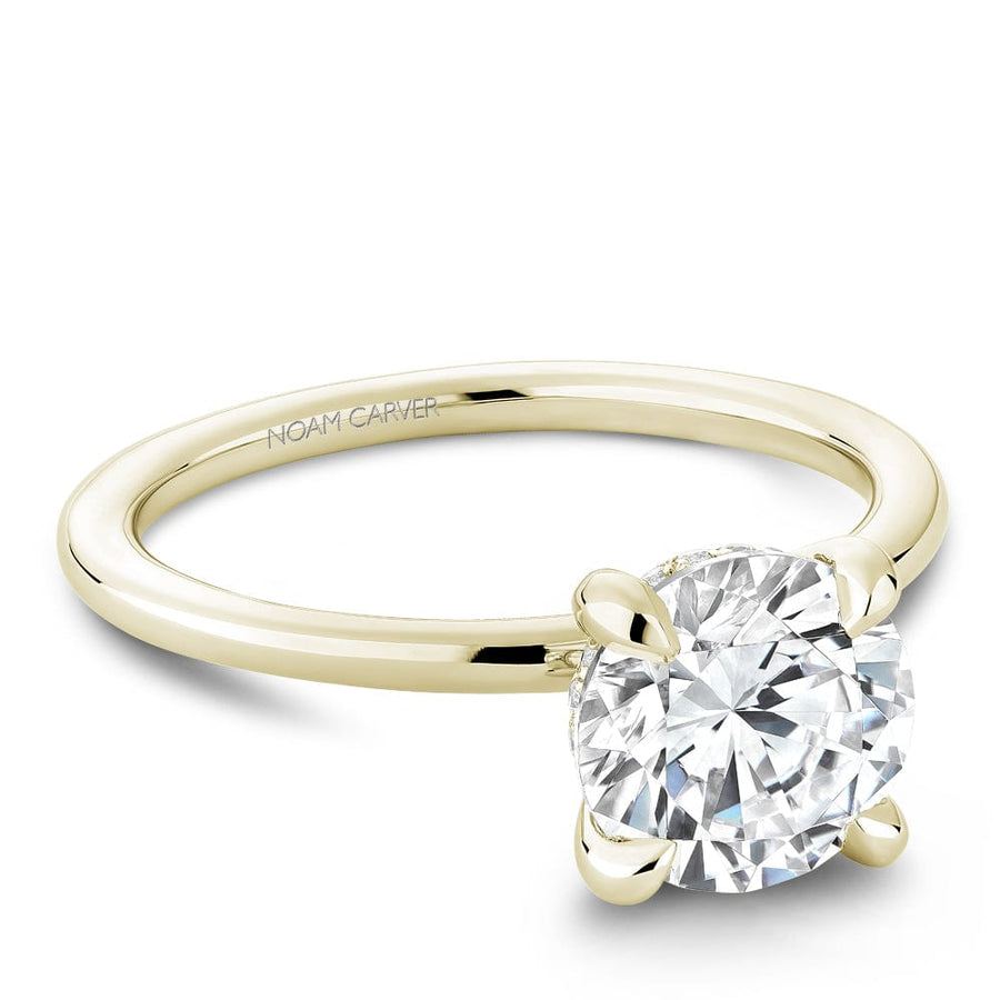 Crown Ring Noam Carver Classic Solitaire Engagement Ring