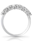 Crown Ring Jewellery - Band - Diamond - LAB Noam Carver Glow Band 14K White Gold 1.24ct Pear Shape Lab Diamonds Claw Set Size 6.5