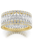 Crown Ring Noam Carver Glow Eternity Wedding Band