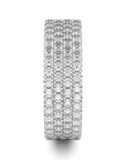 Crown Ring Noam Carver Glow Eternity Wedding Band