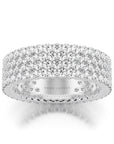 Crown Ring Noam Carver Glow Eternity Wedding Band