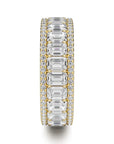 Crown Ring Noam Carver Glow Eternity Wedding Band