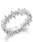 Crown Ring Noam Carver Glow Eternity Wedding Band
