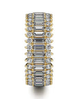 Crown Ring Noam Carver Glow Eternity Wedding Band