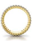 Crown Ring Noam Carver Glow Eternity Wedding Band