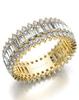 Crown Ring Noam Carver Glow Eternity Wedding Band