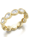 Crown Ring Noam Carver Glow Eternity Wedding Band