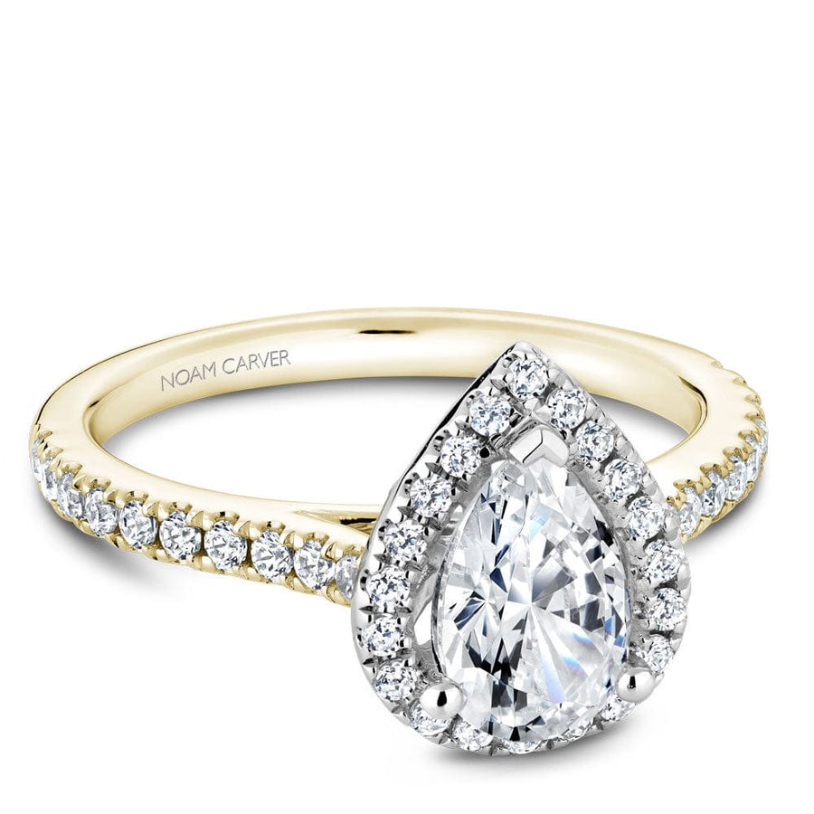 Crown Ring Noam Carver Modern Pave Engagement Ring