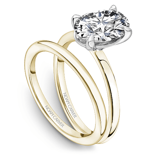 Crown Ring Noam Carver Modern Solitaire Engagement Ring