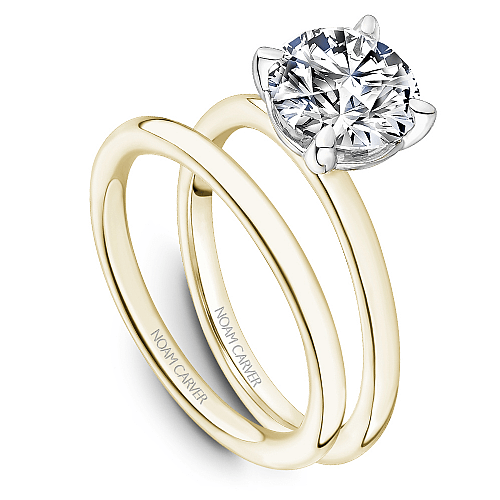 Crown Ring Noam Carver Modern Solitaire Engagement Ring