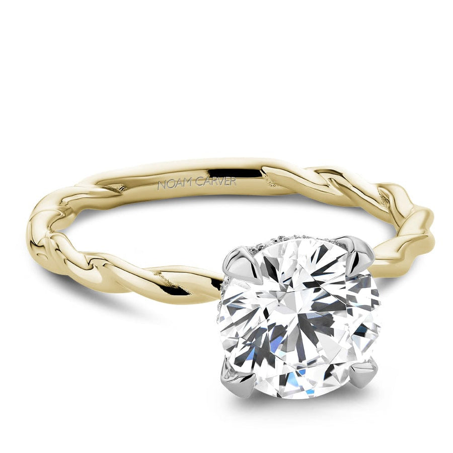 Crown Ring Noam Carver Modern Twist Engagement Ring