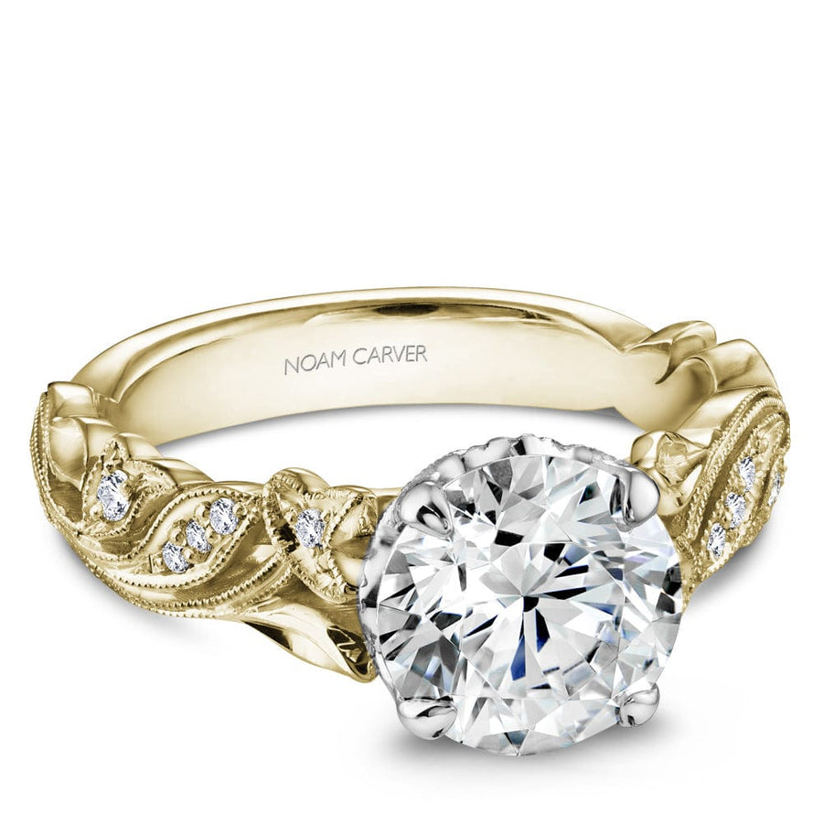 Crown Ring Noam Carver Scatter Set Modern Engagement Ring