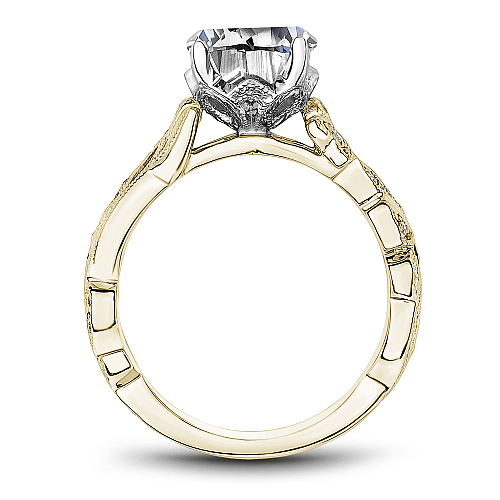 Crown Ring Noam Carver Scatter Set Modern Engagement Ring