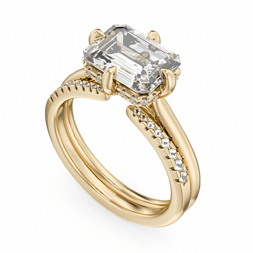 Crown Ring Noam Carver Solitaire Engagement Ring