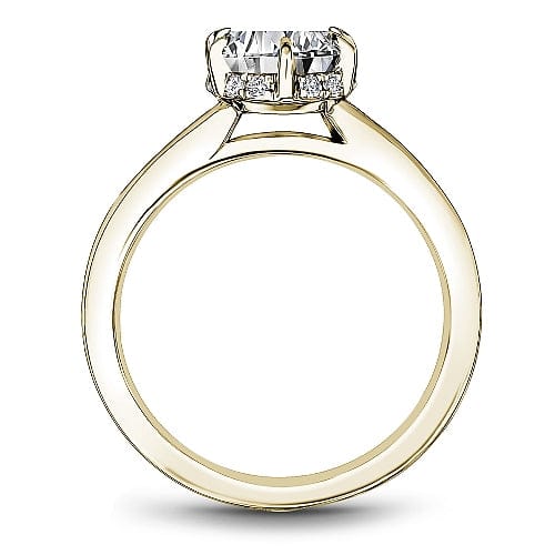 Crown Ring Noam Carver Split Shank Modern Engagement Ring