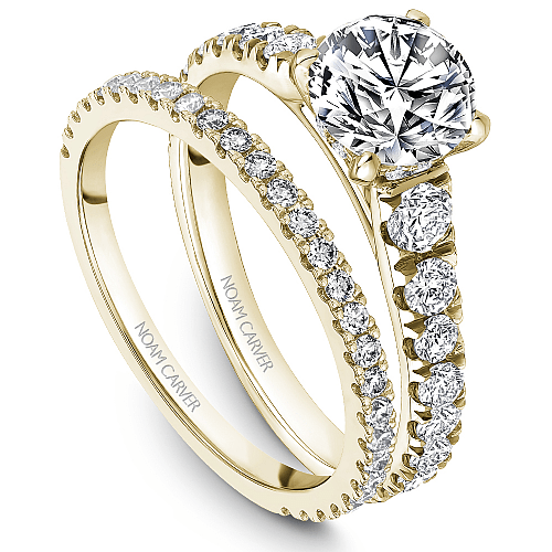 Crown Ring Noam Carver Squared Modern Engagement Ring