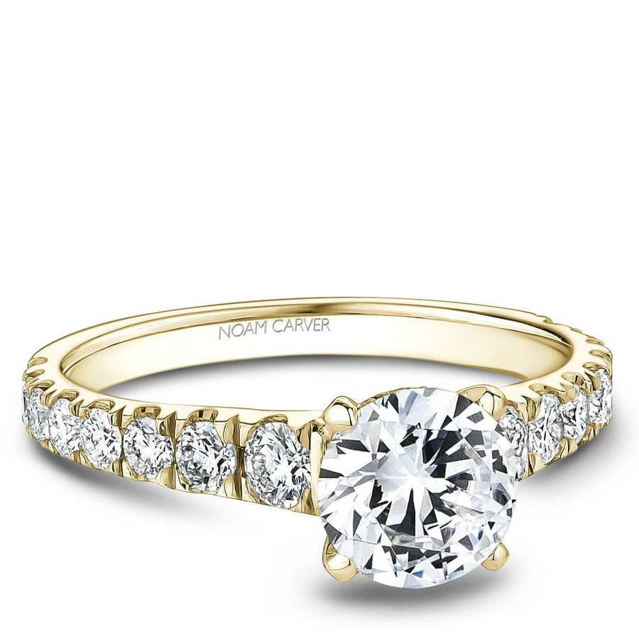Crown Ring Noam Carver Squared Modern Engagement Ring