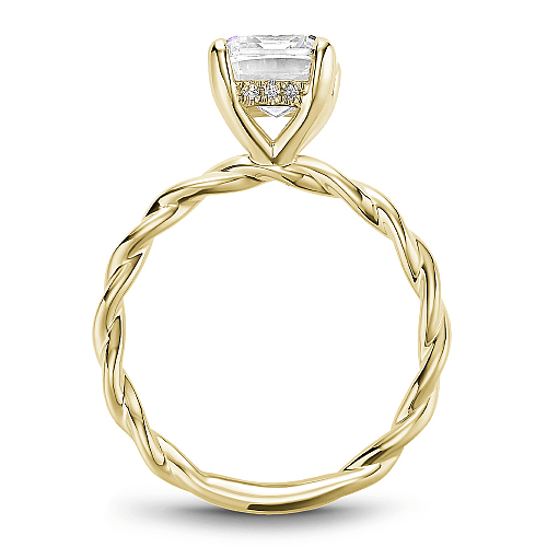 Crown Ring Noam Carver Twist Solitaire Engagement Ring