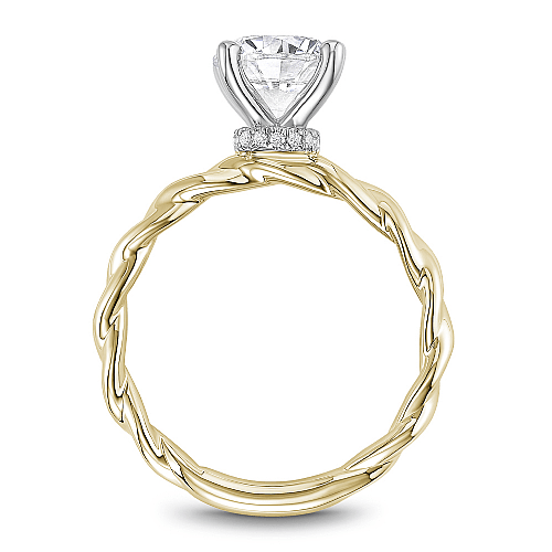 Crown Ring Noam Carver Twist Solitaire Engagement Ring