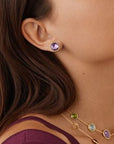 Marco Bicego Jewellery - Earrings - Stud OB1739-AT01 MB 18KY Jaipur Rd Amethyst Studs
