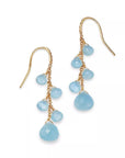 Marco Bicego Jewellery - Earrings - Drop OB1743-AB-AQ01 MB 18KY Paradise Aquamarine 5 Drop Earrings